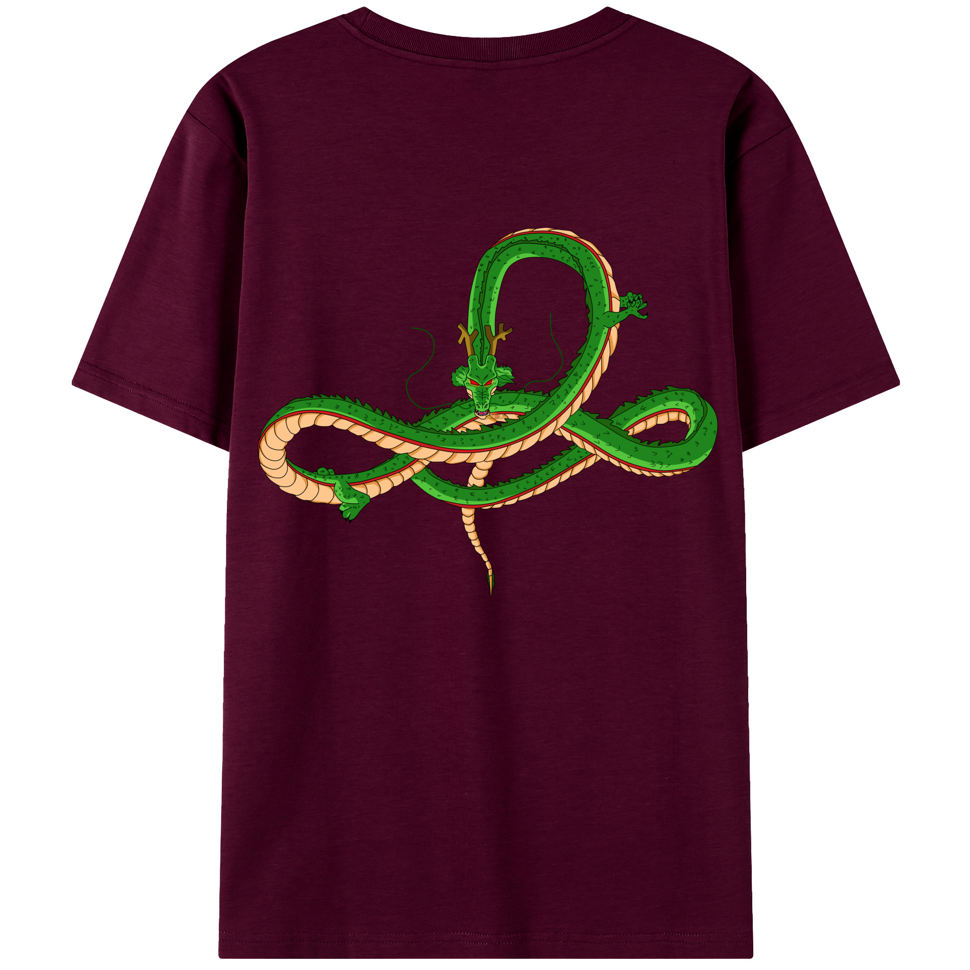（画像用） ドラゴンボール 神龍 シェンロン DRAGON BALL Shenron レディース半袖Tシャツ(バックプリント)